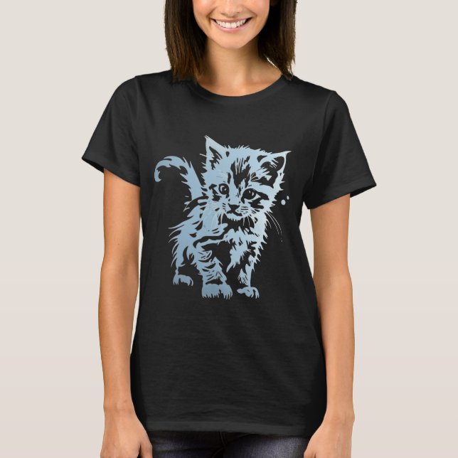 CAMISETA KITTEN LOVE (Anverso)