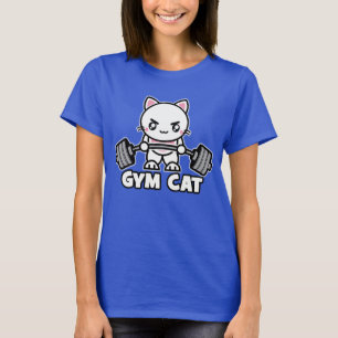 Camiseta KItten My Swole On, Workout Cat - Gimnasio diverti