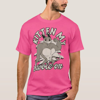 Camiseta Kitten My Swon On - Levantamiento De Gimnasio Musc