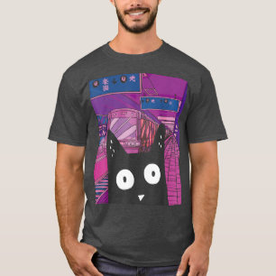 Camiseta Kitten Neko Japan Manga Harajuku Otaku Graphic Art