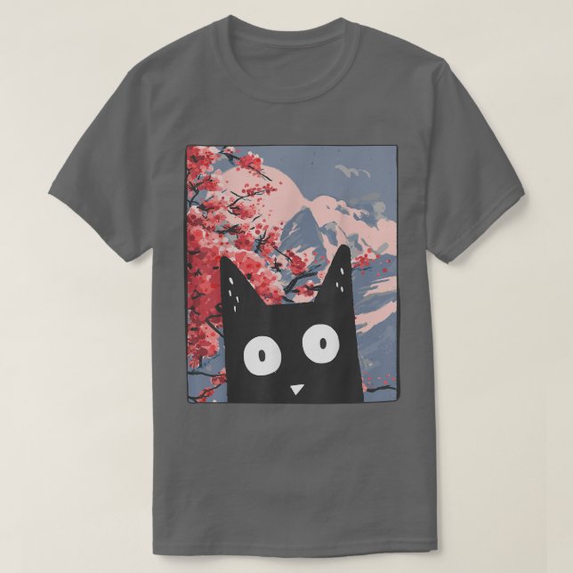 Camiseta Kitten Neko Japón Manga Harajuku Otaku Arte gráfic (Diseño del anverso)