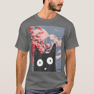 Camiseta Kitten Neko Japón Manga Harajuku Otaku Arte gráfic