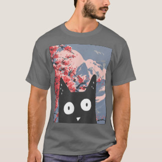 Camiseta Kitten Neko Japón Manga Harajuku Otaku Arte gráfic