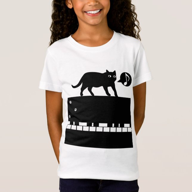 Camiseta Kitten_Piano (Anverso)