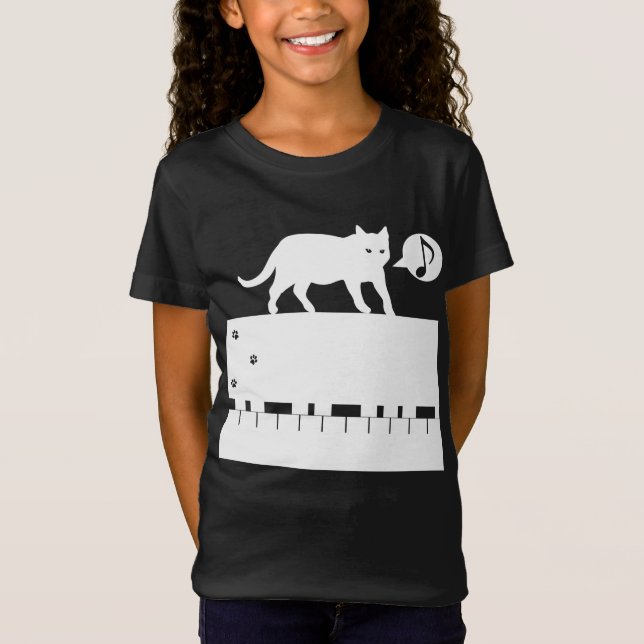 Camiseta Kitten_Piano (Anverso)