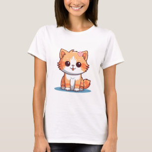 Camiseta Kitten T-Shirt Gift – Soft Pastel Aesthetic Kitten