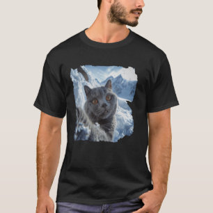Camiseta Kitten Vintage Hiker Kit de escalada en la montaña