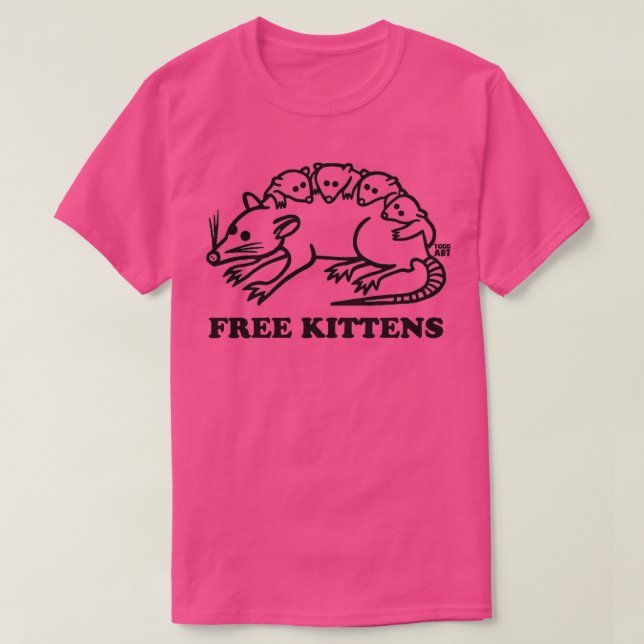 CAMISETA KITTENS GRATUITOS (Diseño del anverso)