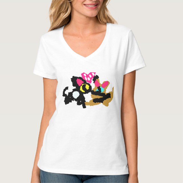 Camiseta Kittens Valentine (Anverso)
