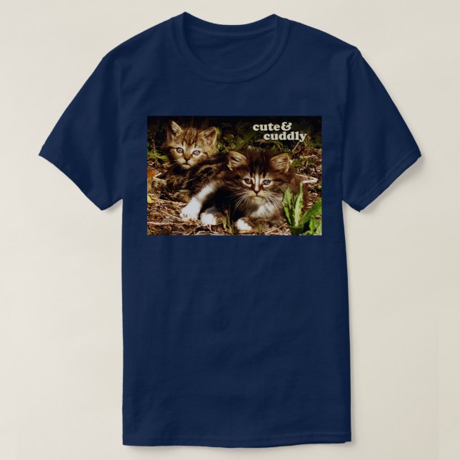 Camiseta Kittensfull sangramiento lindo y cariñosamente vin (Diseño del anverso)