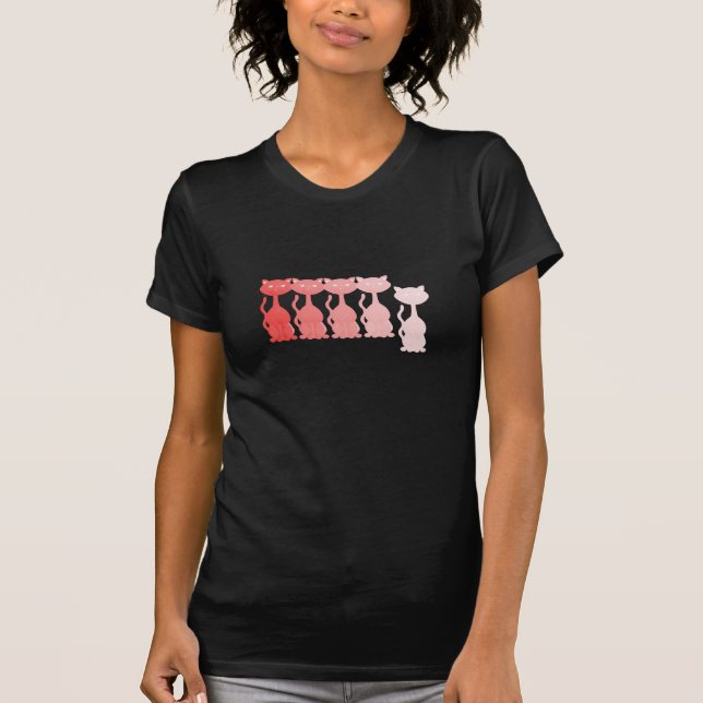 Camiseta Kitties rojos (Anverso)