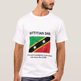 Camiseta KITTS KITTITIAN DAD Fuerte Personalizado valiente