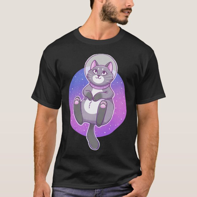 Camiseta Kitty astronauta espacial (Anverso)