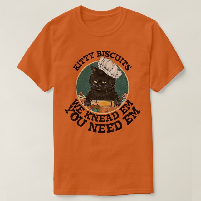 Camiseta Kitty Biscuits Que Necesitas Los Amamos A Em Baker (Diseño del anverso)