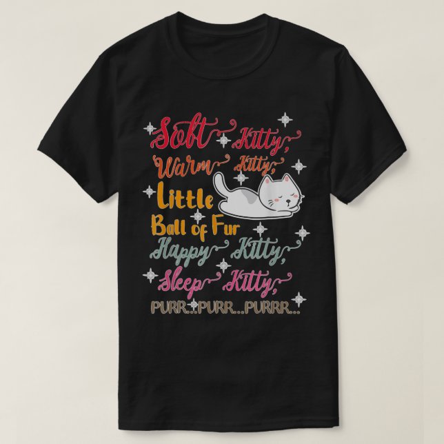 Camiseta Kitty Cálido Y Cálido Ball Pequeño Ball De Sueño D (Diseño del anverso)