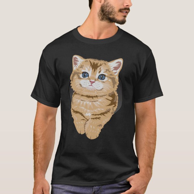 Camiseta Kitty Cat Blue Eyes Cats (Anverso)