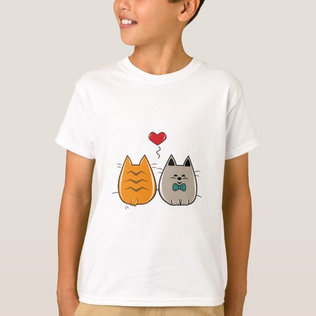 Camiseta Kitty Chan en el amor (Anverso)