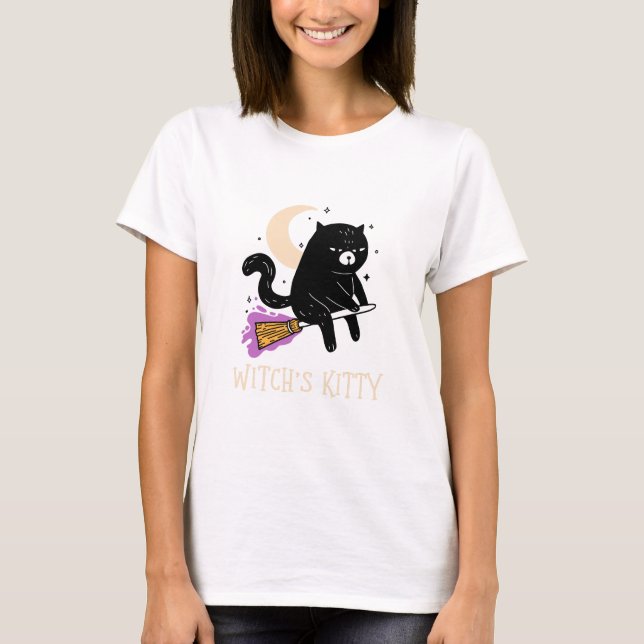 Camiseta Kitty de Brujas (Anverso)