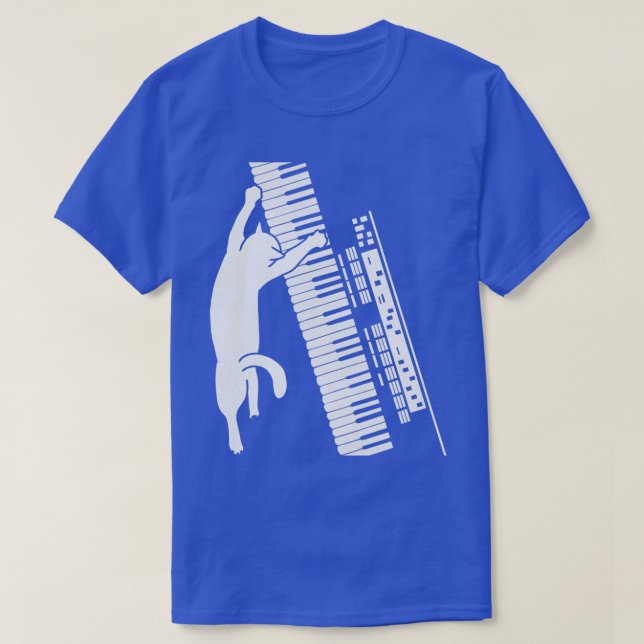 Camiseta Kitty de teclado (Diseño del anverso)