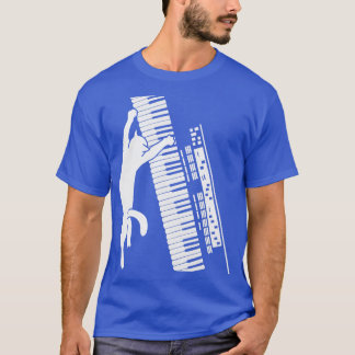 Camiseta Kitty de teclado