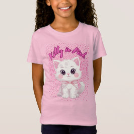 Camiseta Kitty En Rosa