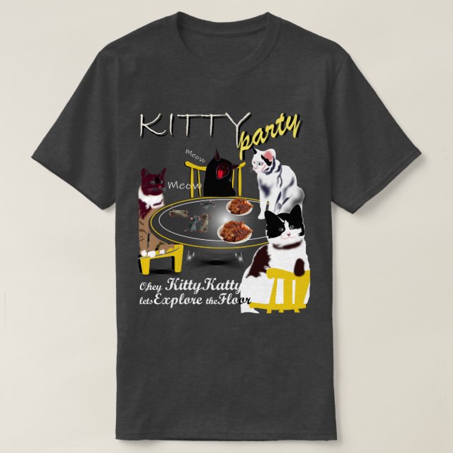 Camiseta Kitty Fiesta (Diseño del anverso)
