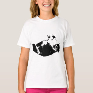 Camiseta Kitty Fun Tee boca abajo