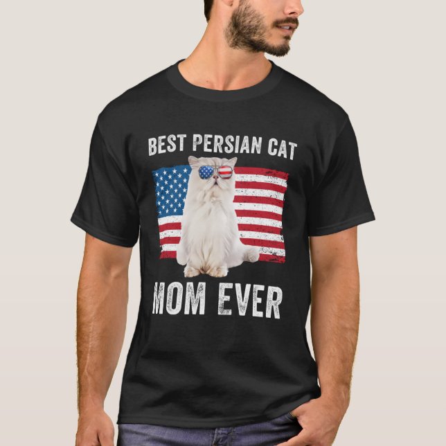 Camiseta Kitty Kit, propietario de gato persa de bandera es (Anverso)