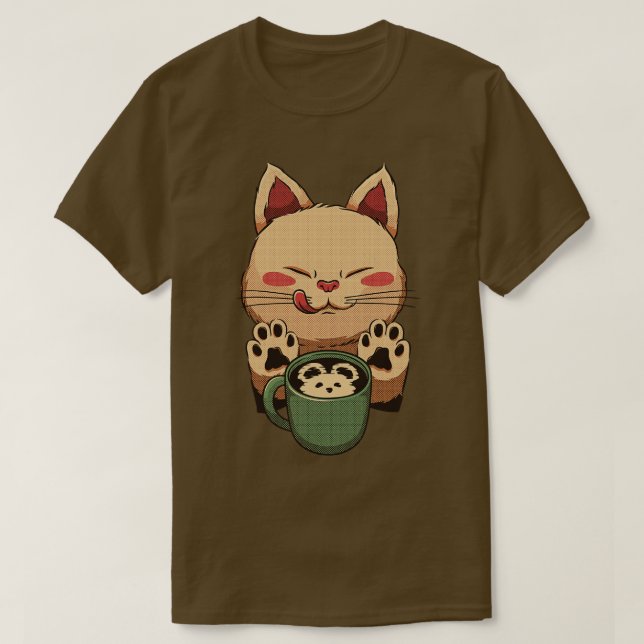 Camiseta Kitty Latte Little Mouse de Tobe Fonseca (Diseño del anverso)