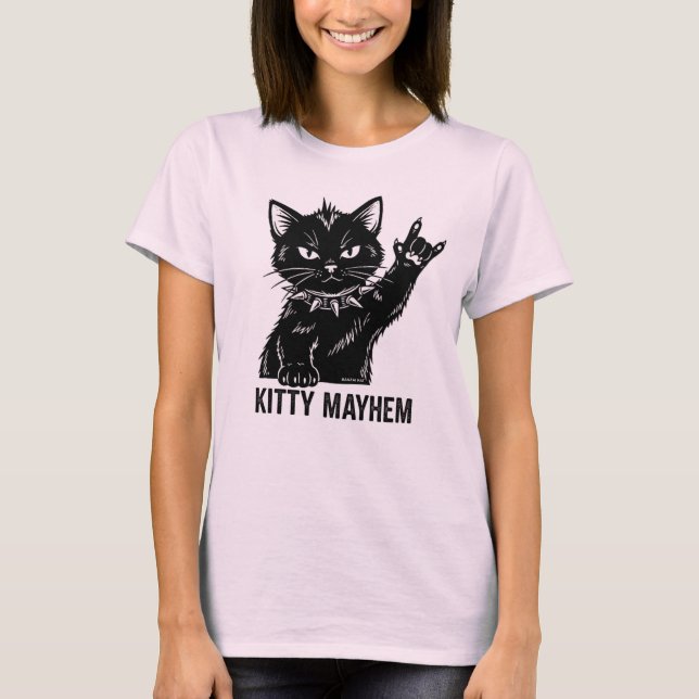 Camiseta Kitty Mayhem (Anverso)