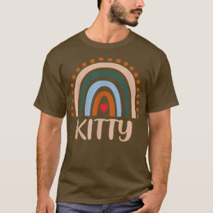 Camiseta Kitty Rainbow Grandma Cute Día de la Madre Funny K