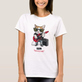 Camiseta Kitty Rockstar T-Shirt