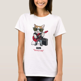 Camiseta Kitty Rockstar T-Shirt