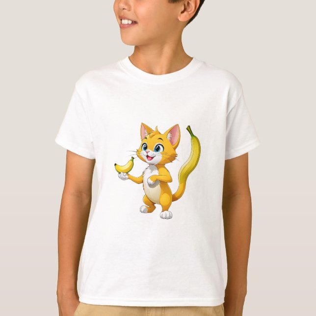 Camiseta "Kitty se va de bananas" (Anverso)