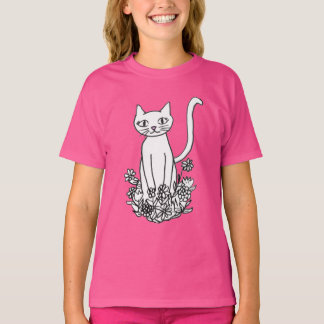 Camiseta Kitty Sitting Bonito