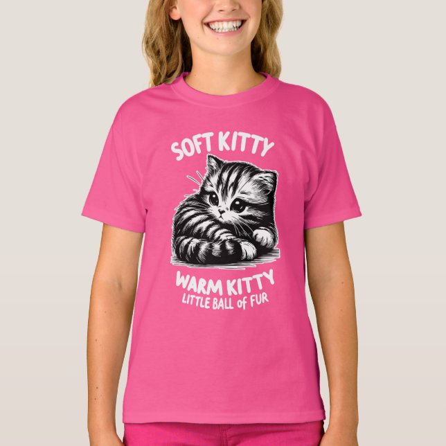 Camiseta Kitty suave (Anverso)