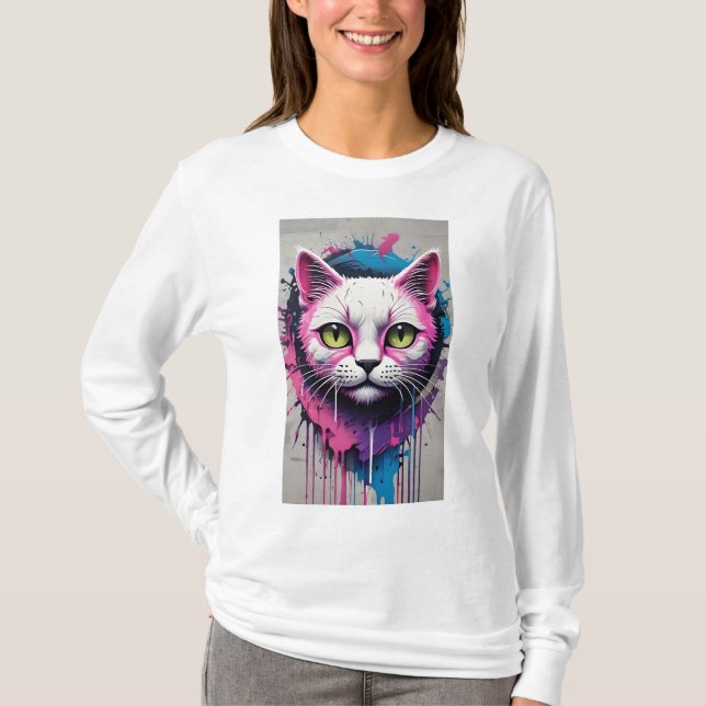Camiseta Kitty urbano (Anverso)