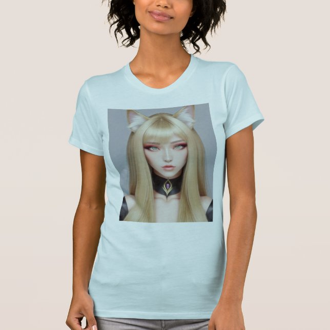 CAMISETA KITTY WAIFU 03 (Anverso)