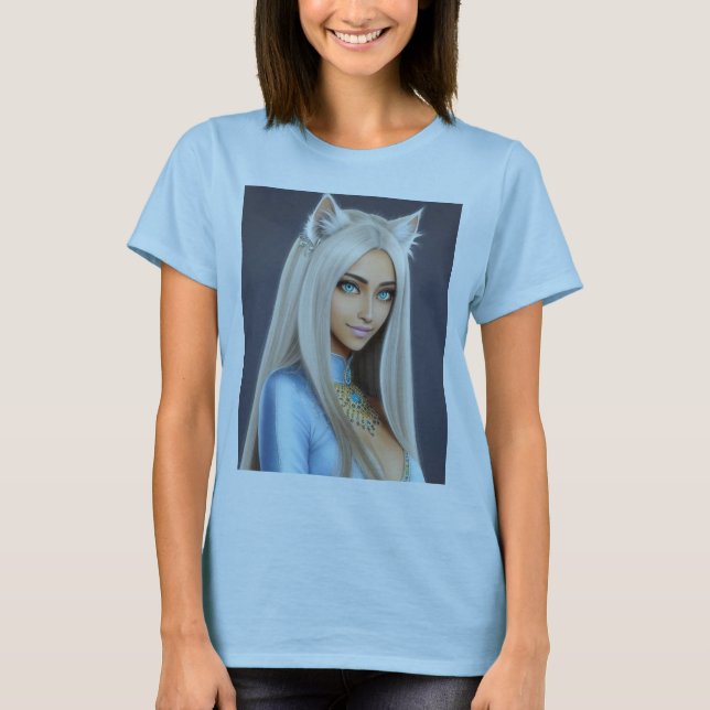 CAMISETA KITTY WAIFU 12 (Anverso)