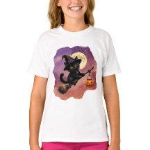 Camiseta Kitty y su Escoba