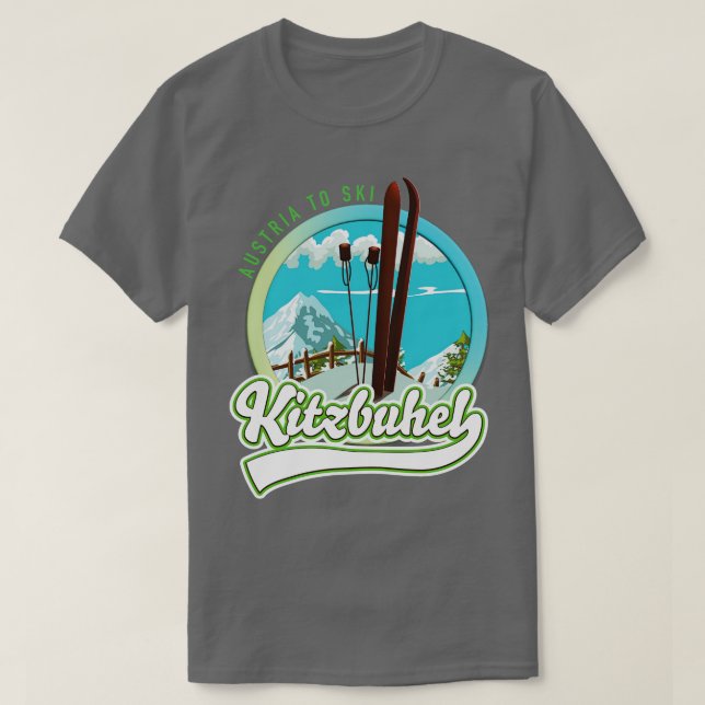 Camiseta Kitzbuhel austria a ski (Diseño del anverso)