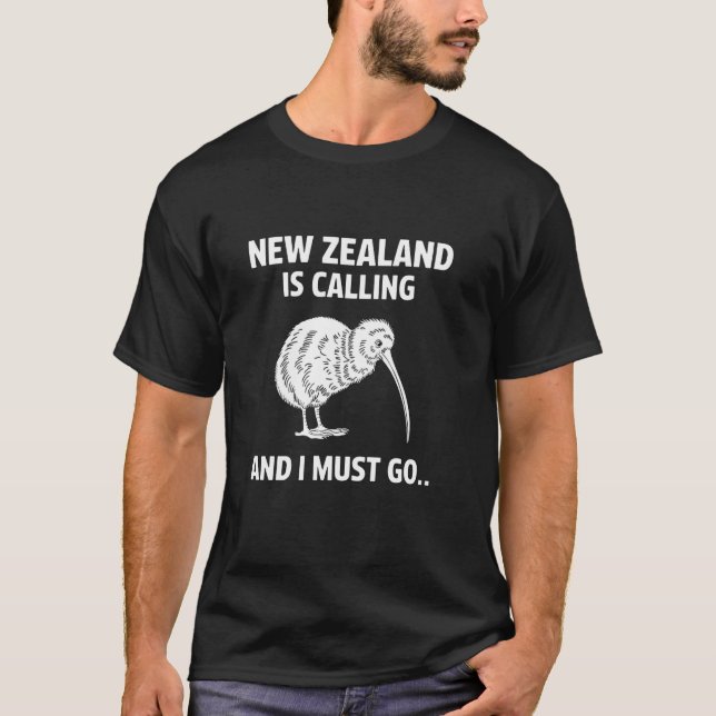Camiseta Kiwi Ave Nueva Zelanda (Anverso)