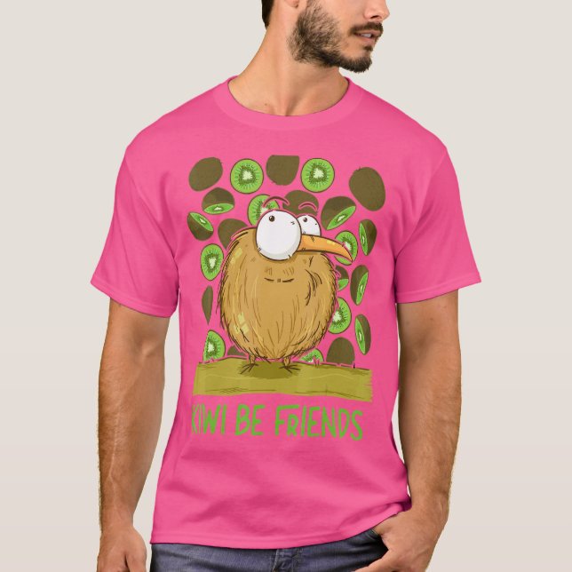 Camiseta Kiwi Be Friends Bird Fruit Vacation Beach Pool Par (Anverso)