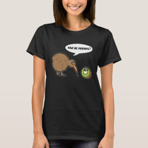Camiseta Kiwi Be Friends Cutan Kiwi Bird Y Kiwi Fruit 1