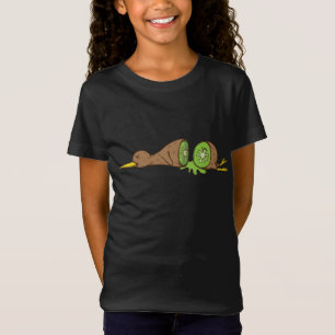 Camiseta Kiwi Bird cortada como una fruta Kiwi