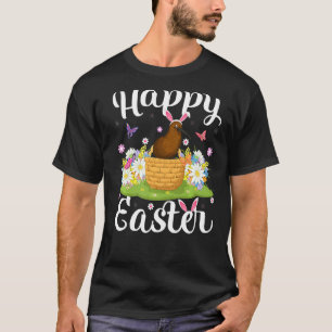 Camiseta Kiwi Bird Easter Egg Hung Floral Kiwi Bird East