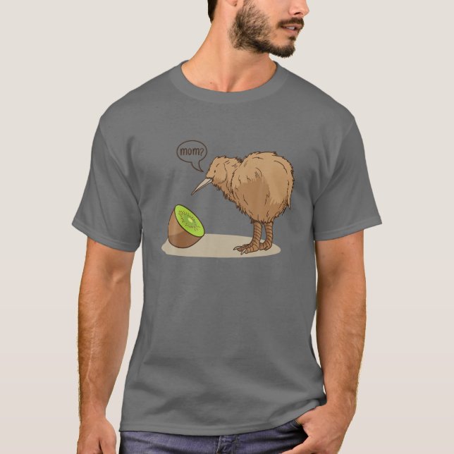 Camiseta Kiwi Bird Fruit New Zealand Mama Fun (Anverso)