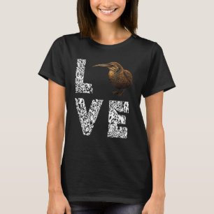 Camiseta Kiwi Bird Love Leopard New Zealand National Flight