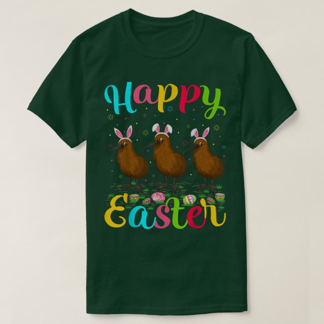 Camiseta Kiwi Bird Lover Funny Easter Egny Kiwi Happy  (Diseño del anverso)