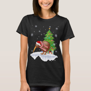 Camiseta Kiwi Bird Lover Gift Santa Hat Kiwi Navidades